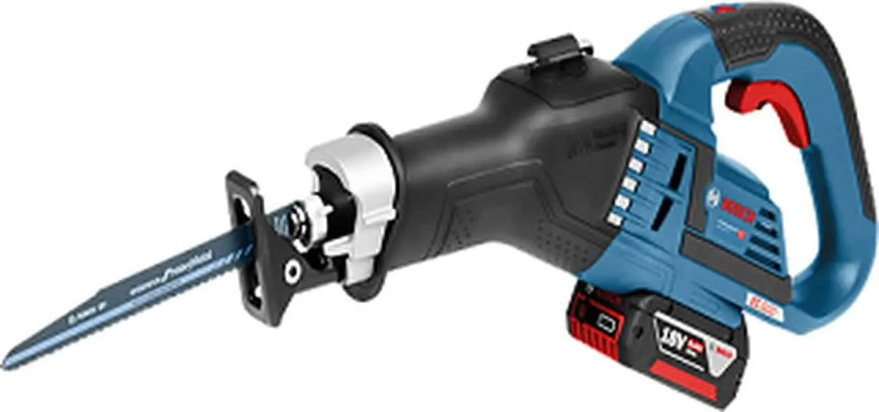 Bosch GSA 18V-32 Professional Cordless Reciprocating Saw with Comfortable Handling in the 18V Class.