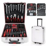 Chrome Electrical & Mechanical Tools Box Trolley.