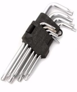 Allen Key Wrench Spanners - 9 Piece Set.