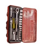 21pc 3/4'' Ratchet Socket Set Tools