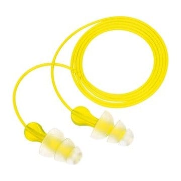3M E-A-R Tri-Flange Cotton Cord Earplugs