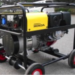 Welding machine with Honda engine petrol-driven Powerflex Brand