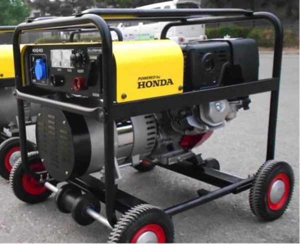Welding machine with Honda engine petrol-driven Powerflex Brand