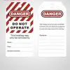 Safety Warning Tag