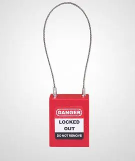 Cable Shackle Safety Padlock