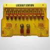 10-Lock Padlock Station