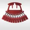 12-Lock Padlock Rack Station