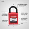 25mm Plastic Shackle Padlock -