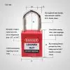 38mm Steel Shackle Padlock
