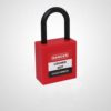 Mini 25mm*Dia. 4 Plastic Shackle Safety Padlock